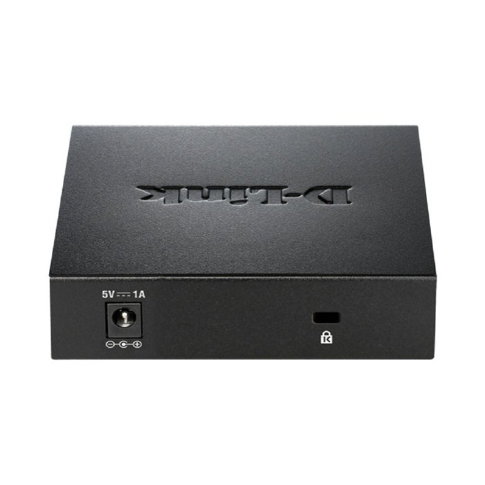 D-Link DGS-105/E Switch de 5 Puertos Gigabit Ethernet Negro
